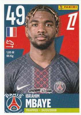 Cromo Ibrahim Mbaye - Foot Ligue 1 2025-2026
 n. 450 - Panini