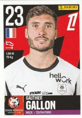 Figurina Gauthier Gallon - Foot Ligue 1 2025-2026
 n. 464 - Panini