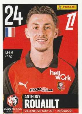 Sticker Anthony Rouault - Foot Ligue 1 2025-2026
 n. 473 - Panini