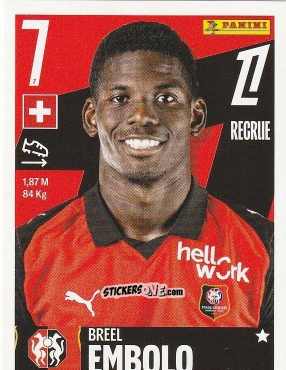 Figurina Breel Embolo - Foot Ligue 1 2025-2026
 n. 481 - Panini