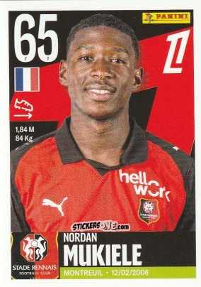 Figurina Nordan Mukiele - Foot Ligue 1 2025-2026
 n. 484 - Panini
