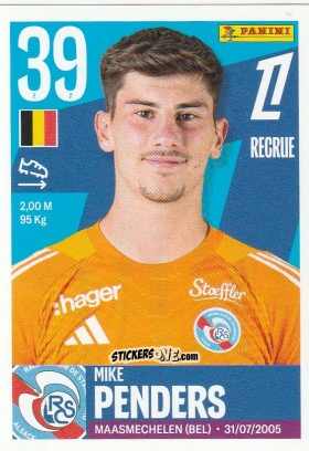 Figurina Mike Penders - Foot Ligue 1 2025-2026
 n. 493 - Panini