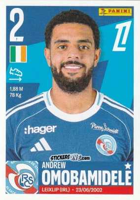 Figurina Andrew Omobamidele - Foot Ligue 1 2025-2026
 n. 499 - Panini