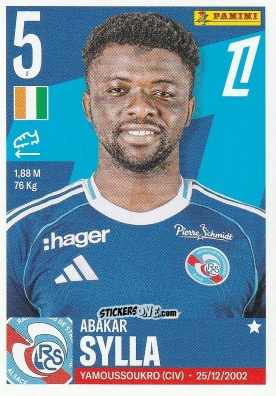 Cromo Abakar Sylla - Foot Ligue 1 2025-2026
 n. 501 - Panini