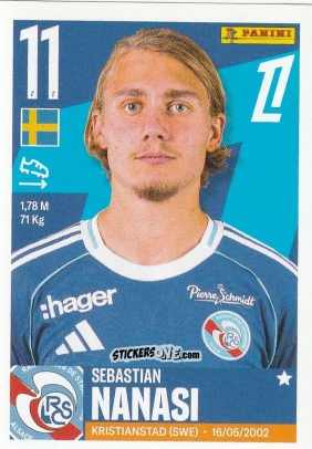 Figurina Sebastian Nanasi - Foot Ligue 1 2025-2026
 n. 507 - Panini