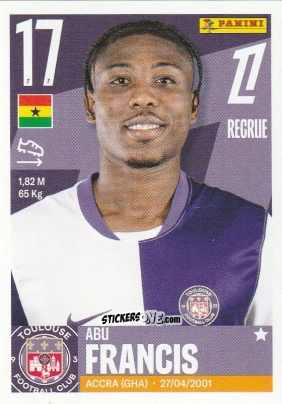 Sticker Abu Francis - Foot Ligue 1 2025-2026
 n. 530 - Panini