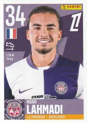 Figurina Rafik Messali - Foot Ligue 1 2025-2026
 n. 531 - Panini