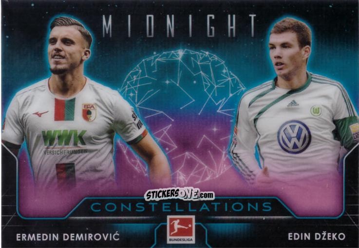 Sticker Ermedin Demirović / Edin Džeko - Bundesliga Midnight 2023-2024
 n. C-1 - Topps