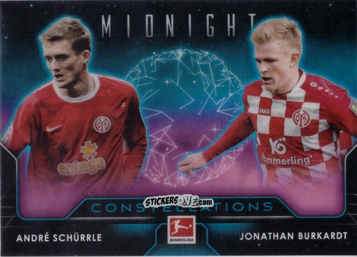 Figurina André Schürrle / Jonathan Burkardt - Bundesliga Midnight 2023-2024
 n. C-18 - Topps