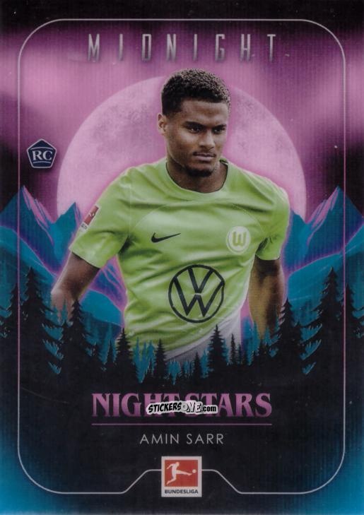 Sticker Amin Sarr - Bundesliga Midnight 2023-2024
 n. N-30 - Topps