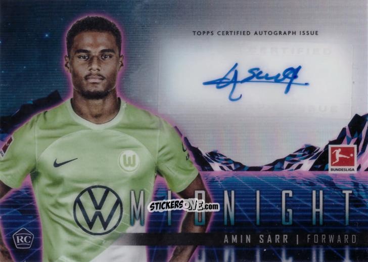 Sticker Amin Sarr - Bundesliga Midnight 2023-2024
 n. HS-AM - Topps