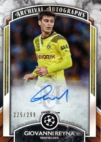 Figurina Giovanni Reyna - UEFA Champions League Museum Collection 2022-2023
 n. AA-GR - Topps