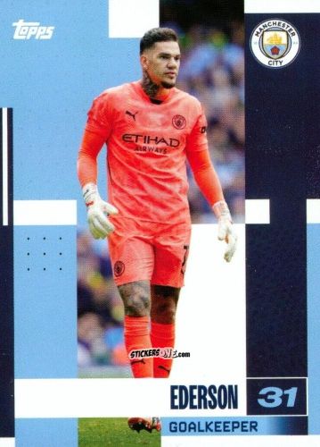 Cromo Ederson - Manchester City 2024-2025 Team Set
 n. 1 - Topps