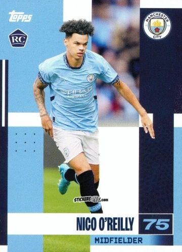 Figurina Nico O'Reilly - Manchester City 2024-2025 Team Set
 n. 2 - Topps