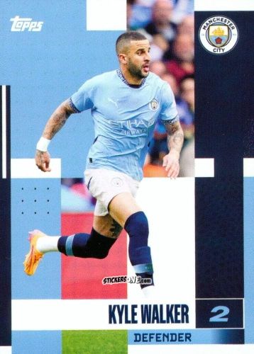 Cromo Kyle Walker - Manchester City 2024-2025 Team Set
 n. 3 - Topps