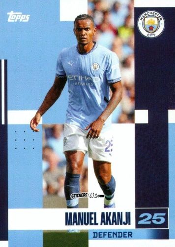Cromo Manuel Akanji - Manchester City 2024-2025 Team Set
 n. 6 - Topps