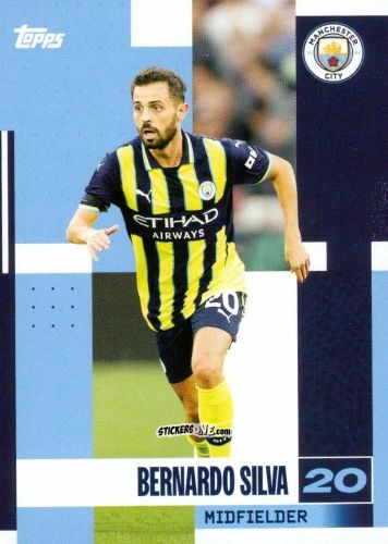 Cromo Bernardo Silva - Manchester City 2024-2025 Team Set
 n. 15 - Topps