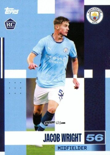 Figurina James McAtee - Manchester City 2024-2025 Team Set
 n. 24 - Topps