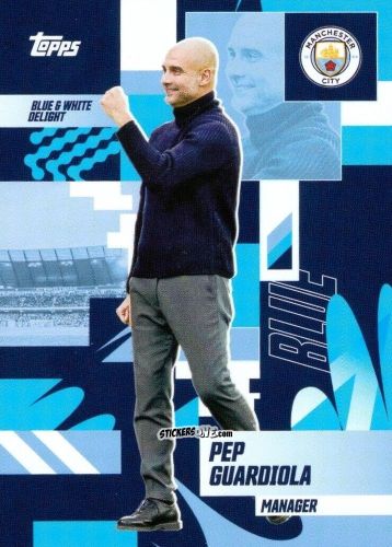 Cromo Pep Guardiola - Manchester City 2024-2025 Team Set
 n. 26 - Topps