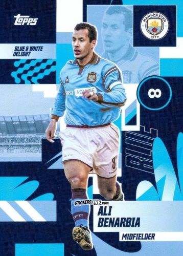 Figurina Ali Benarbia - Manchester City 2024-2025 Team Set
 n. 29 - Topps