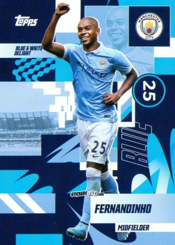 Cromo Fernandinho - Manchester City 2024-2025 Team Set
 n. 30 - Topps