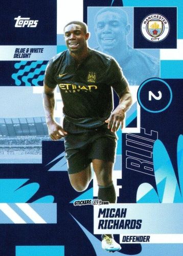 Sticker Micah Richards - Manchester City 2024-2025 Team Set
 n. 31 - Topps