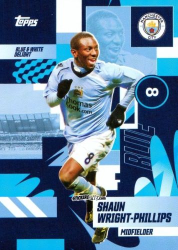 Figurina Shaun Wright-Phillips - Manchester City 2024-2025 Team Set
 n. 34 - Topps