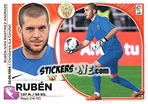 Sticker Ruben (1) - Liga Spagnola 2014-2015 n. 1 - Colecciones ESTE