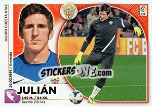 Sticker Julian (2) - Liga Spagnola 2014-2015 - Colecciones ESTE