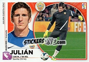 Sticker Julian (2) - Liga Spagnola 2014-2015 n. 2 - Colecciones ESTE