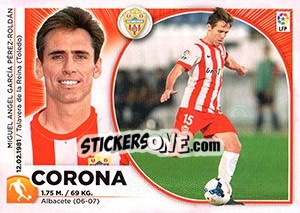 Cromo Corona (10) - Liga Spagnola 2014-2015 - Colecciones ESTE