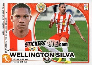Sticker Wellington Silva (13) - Liga Spagnola 2014-2015 n. 13 - Colecciones ESTE