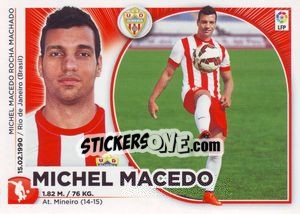 Cromo Michel Macedo (19) - Liga Spagnola 2014-2015 - Colecciones ESTE