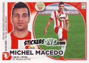 Sticker Michel Macedo (19) - Liga Spagnola 2014-2015 n. 19 - Colecciones ESTE