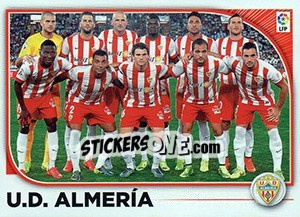 Cromo Almeria Equipo (21) - Liga Spagnola 2014-2015 - Colecciones ESTE