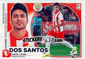 Sticker Dos Santos (5 BIS) - Liga Spagnola 2014-2015 n. 26 - Colecciones ESTE