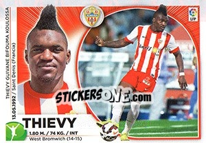 Sticker Thievy (18 BIS) - Liga Spagnola 2014-2015 n. 28 - Colecciones ESTE