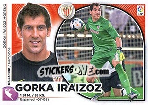 Figurina Gorka Iraizoz (1) - Liga Spagnola 2014-2015 - Colecciones ESTE