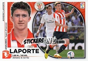 Cromo Laporte (4) - Liga Spagnola 2014-2015 - Colecciones ESTE