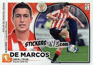Sticker De Marcos (8) - Liga Spagnola 2014-2015 - Colecciones ESTE