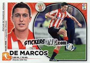 Cromo De Marcos (8) - Liga Spagnola 2014-2015 - Colecciones ESTE