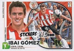 Sticker Ibai Gomez (15) - Liga Spagnola 2014-2015 n. 45 - Colecciones ESTE