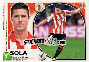 Sticker Sola (17) - Liga Spagnola 2014-2015 - Colecciones ESTE
