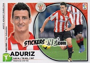 Sticker Aduriz (18) - Liga Spagnola 2014-2015 n. 48 - Colecciones ESTE