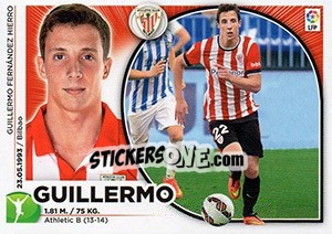 Figurina Guillermo (20) - Liga Spagnola 2014-2015 n. 50 - Colecciones ESTE
