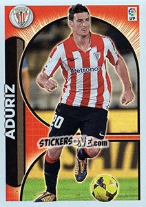 Sticker Atencion A Athletic Club (25) - Aduriz - Liga Spagnola 2014-2015 n. 55 - Colecciones ESTE