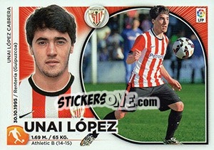 Sticker Unai Lopez (14 BIS) - Liga Spagnola 2014-2015 - Colecciones ESTE
