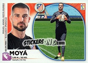 Sticker Moya (1) - Liga Spagnola 2014-2015 n. 61 - Colecciones ESTE