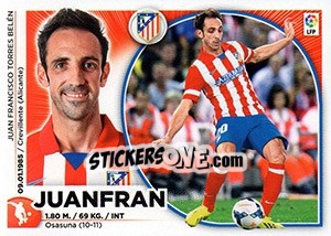 Sticker Juanfran (3) - Liga Spagnola 2014-2015 n. 63 - Colecciones ESTE