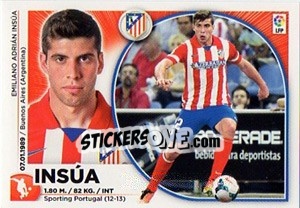 Sticker Insua (7) - Liga Spagnola 2014-2015 n. 67 - Colecciones ESTE